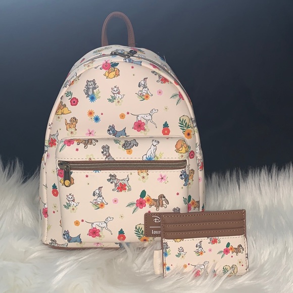 Loungefly Handbags - Loungefly Disney pets & florals backpack& …